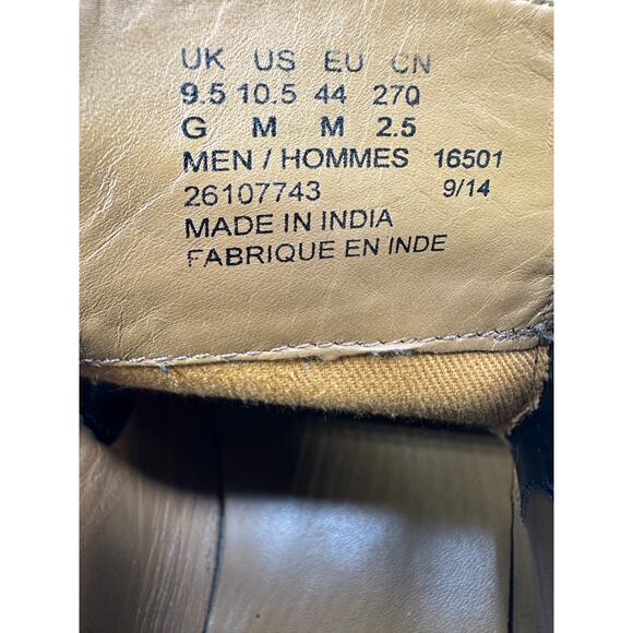 Clarks 1825 Plus* | New | Men’s 10.5 Black Leather Oxford Dress Shoes Derby - Picture 4 of 9